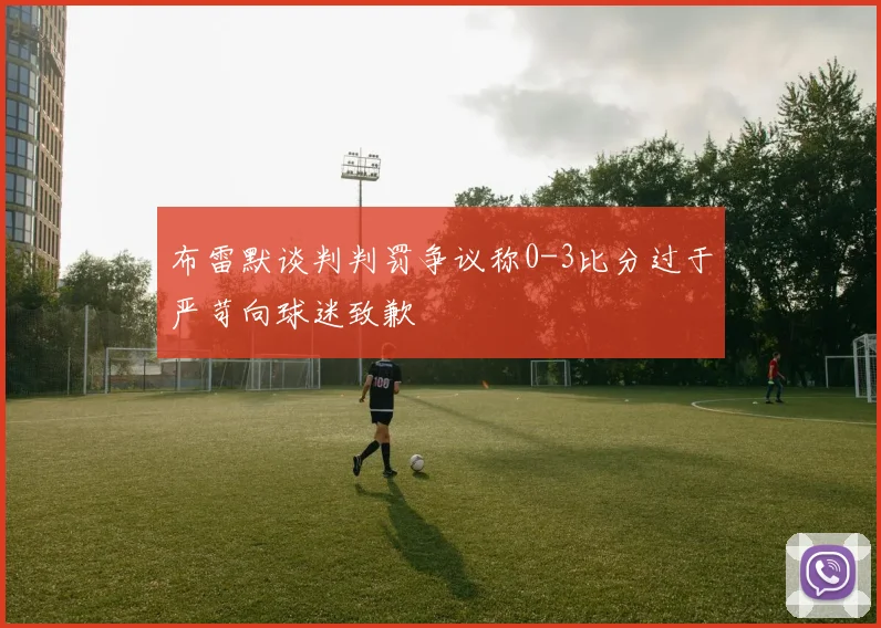 布雷默谈判判罚争议称0-3比分过于严苛向球迷致歉